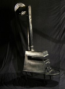 Stufa da salotto Shaker, c.1835-50 da American School